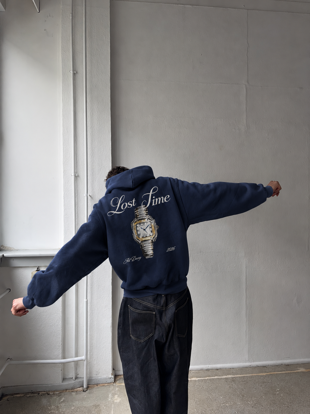 Lost Art “Time” Boxy Hoodie