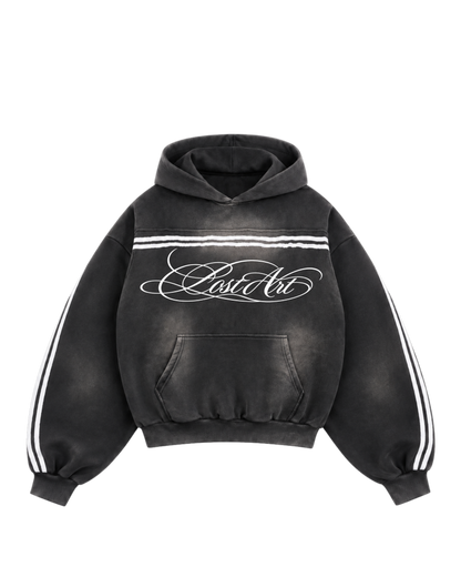 Lost Art Striped Fade Hoodie