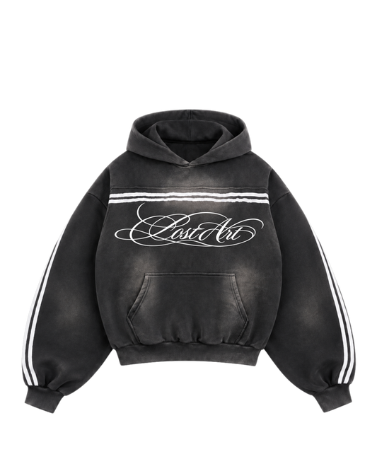 Lost Art Striped Fade Hoodie