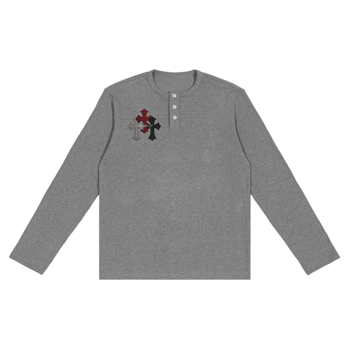 Long Sleeve Henley T-Shirt