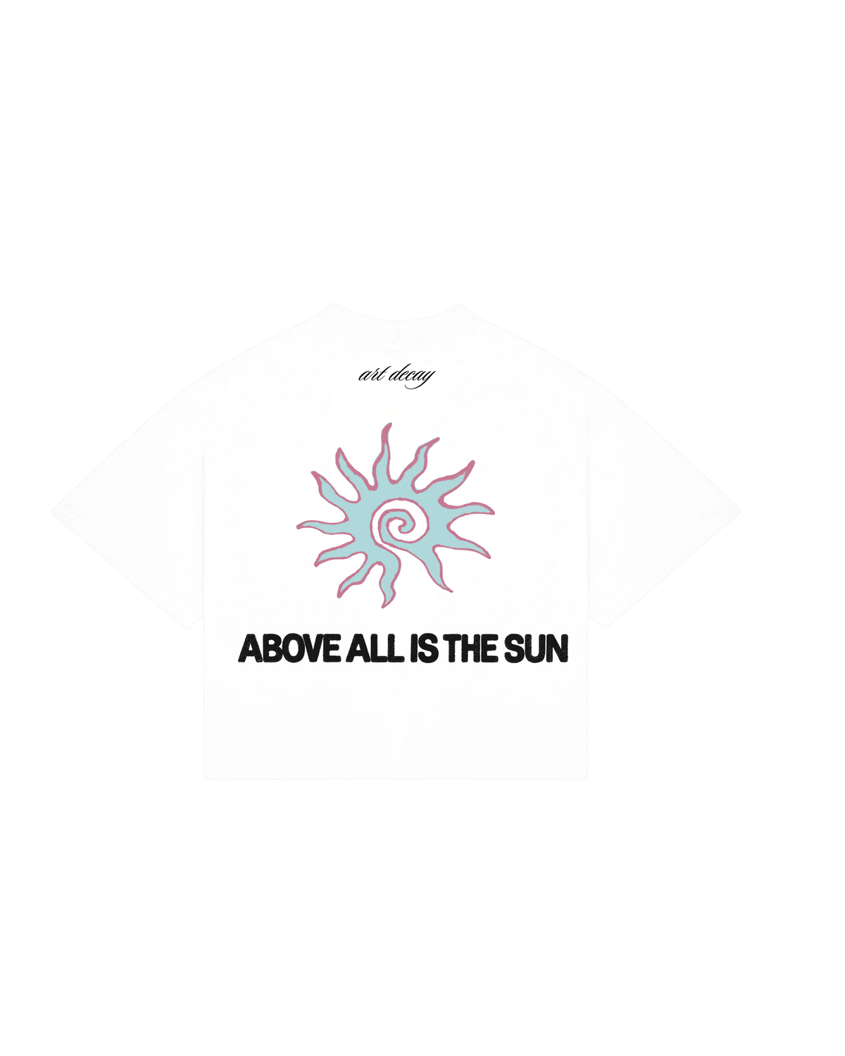 “Sun” Art decay graphic tee