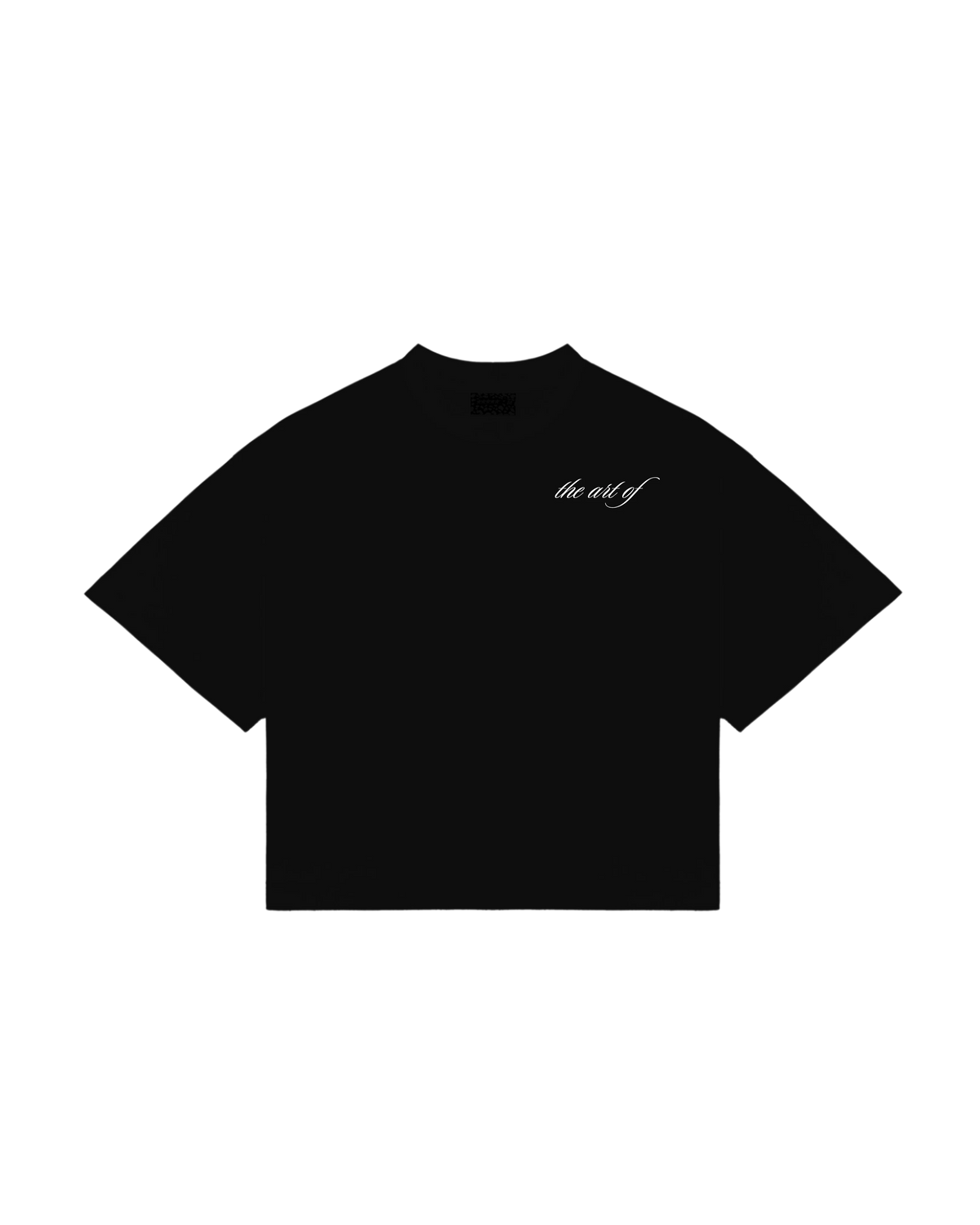 “Miss her” Art Boxy Black Tee