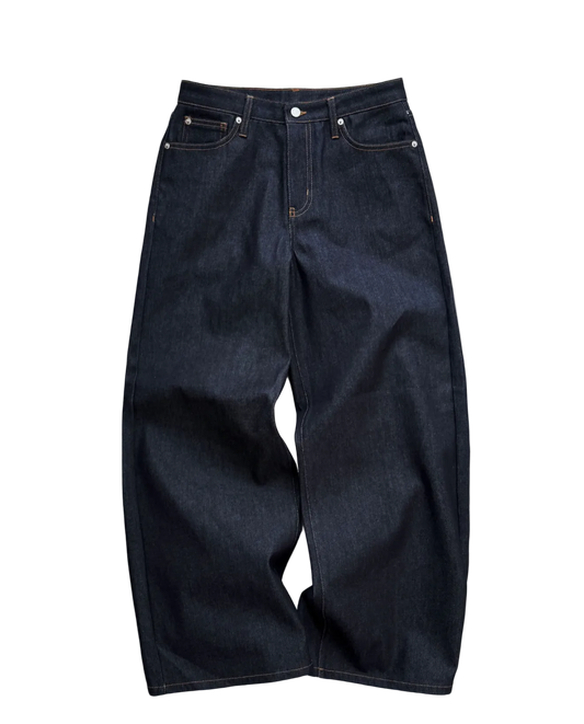 Men's Vintage Wash Barrel Leg Jeans
