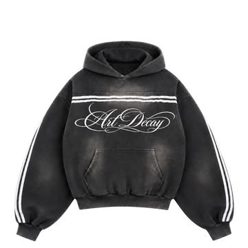 Sun Fade Contrast Tape Fleece Hoodie