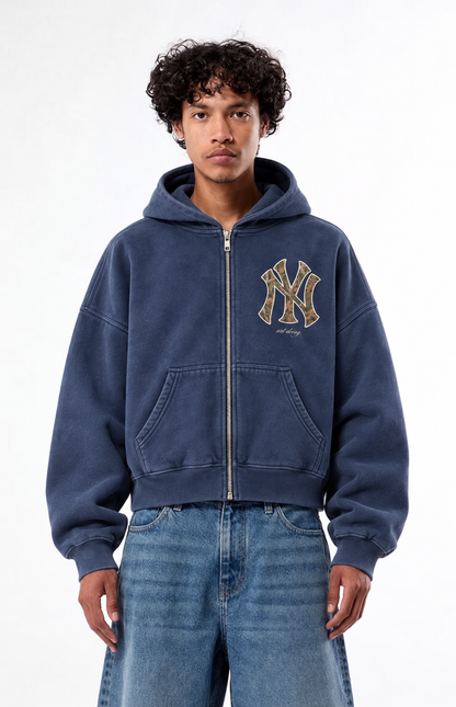 Camo "Ny" Art Decay Zip up