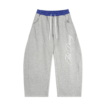 Plaid Waistband Barrel Sweatpants