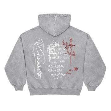 Snow Wash Fleece Oversize Hoodie