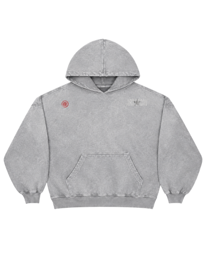 Snow Wash Fleece Oversize Hoodie