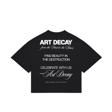 “Art Decay” Destruction boxy tee