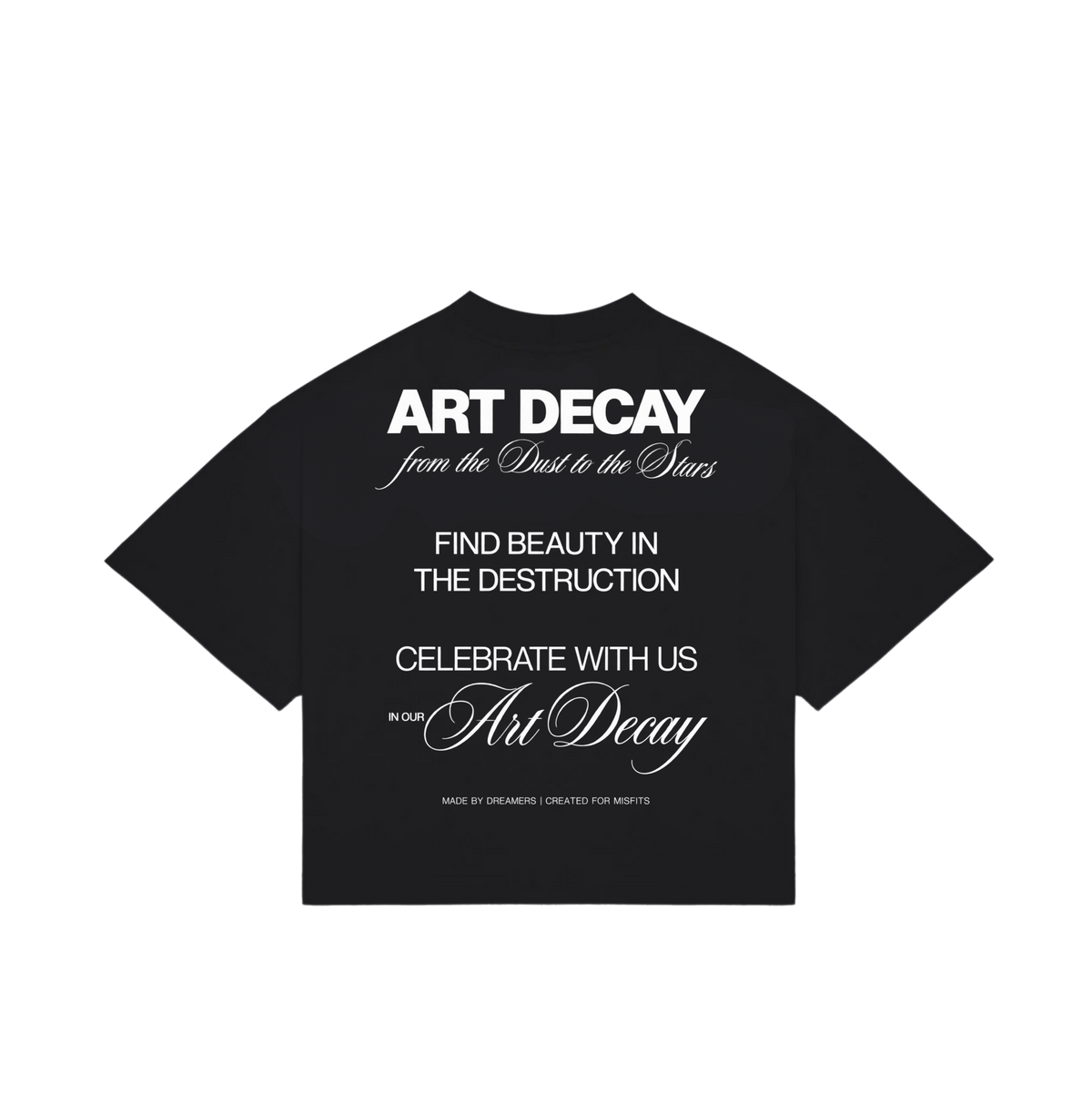 “Art Decay” Destruction boxy tee