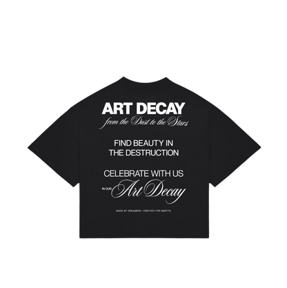 “Art Decay” Destruction boxy tee