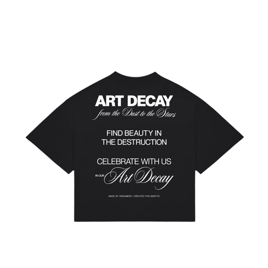 “Art Decay” Destruction boxy tee
