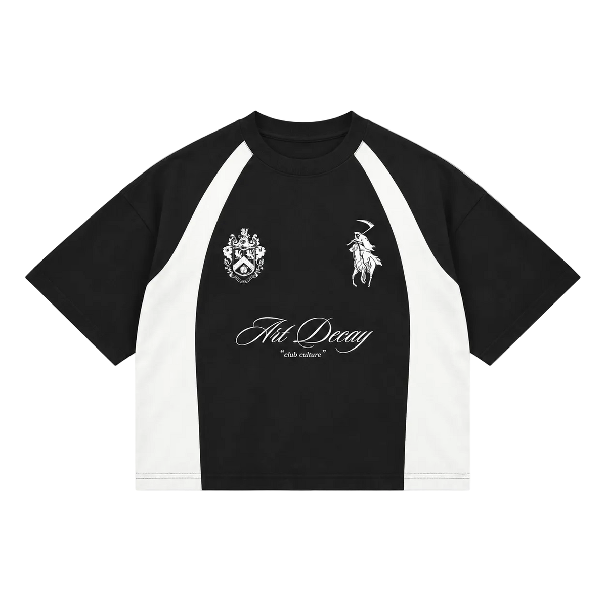 Unisex Color Block Art Decay Tee