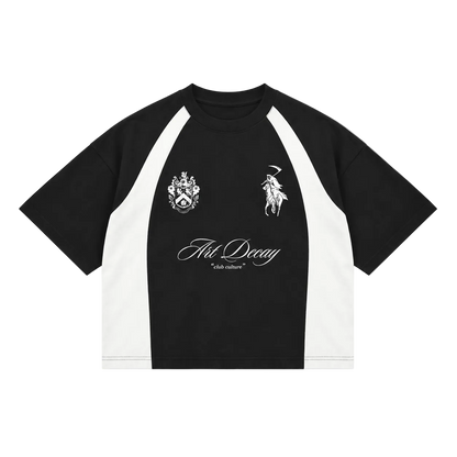 Unisex Color Block Art Decay Tee