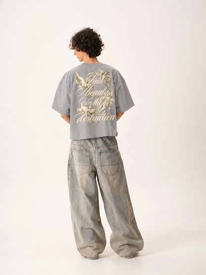 Enzyme Washed Art Decay T-Shirt