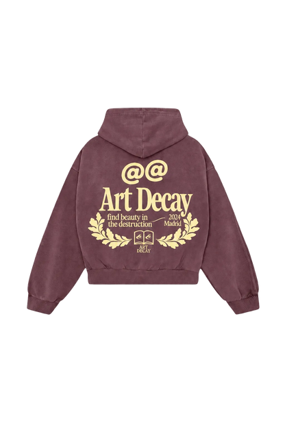 Snow Wash Fleece Oversize Hoodie
