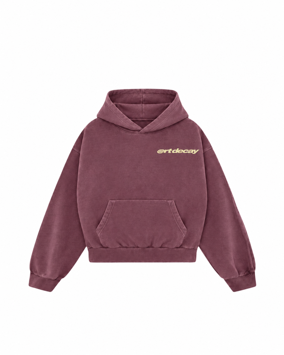 Snow Wash Fleece Oversize Hoodie