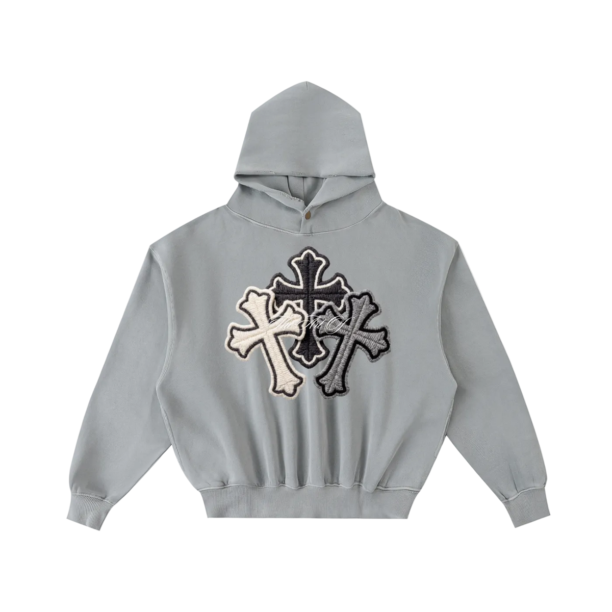 Art Decay “Pastel Cross” Boxy Hoodie